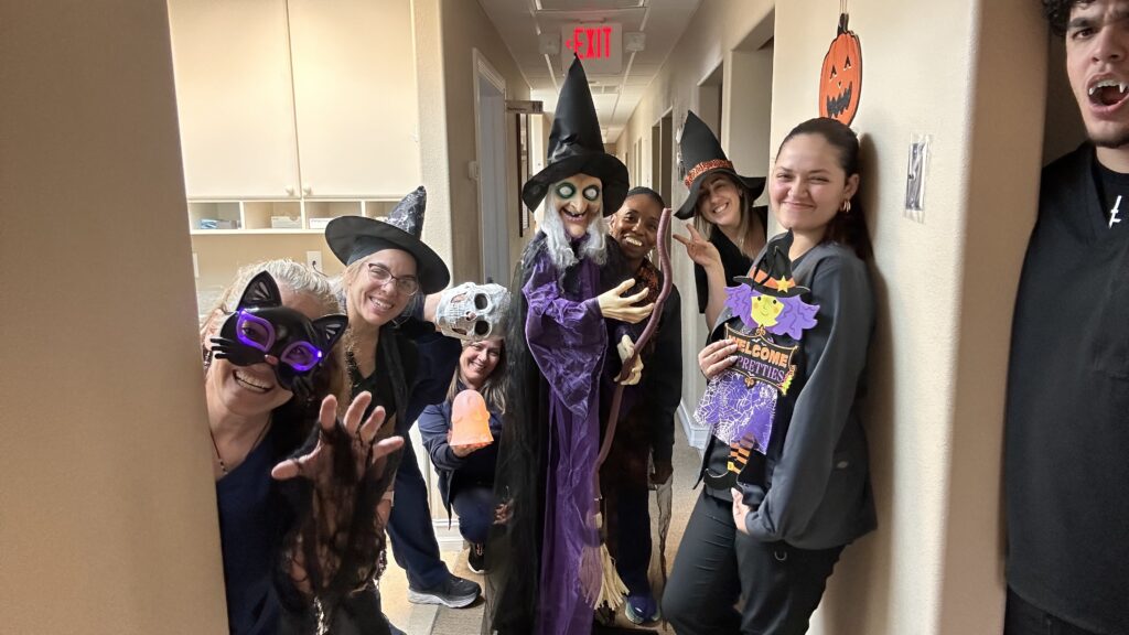Halloween picture office team 6