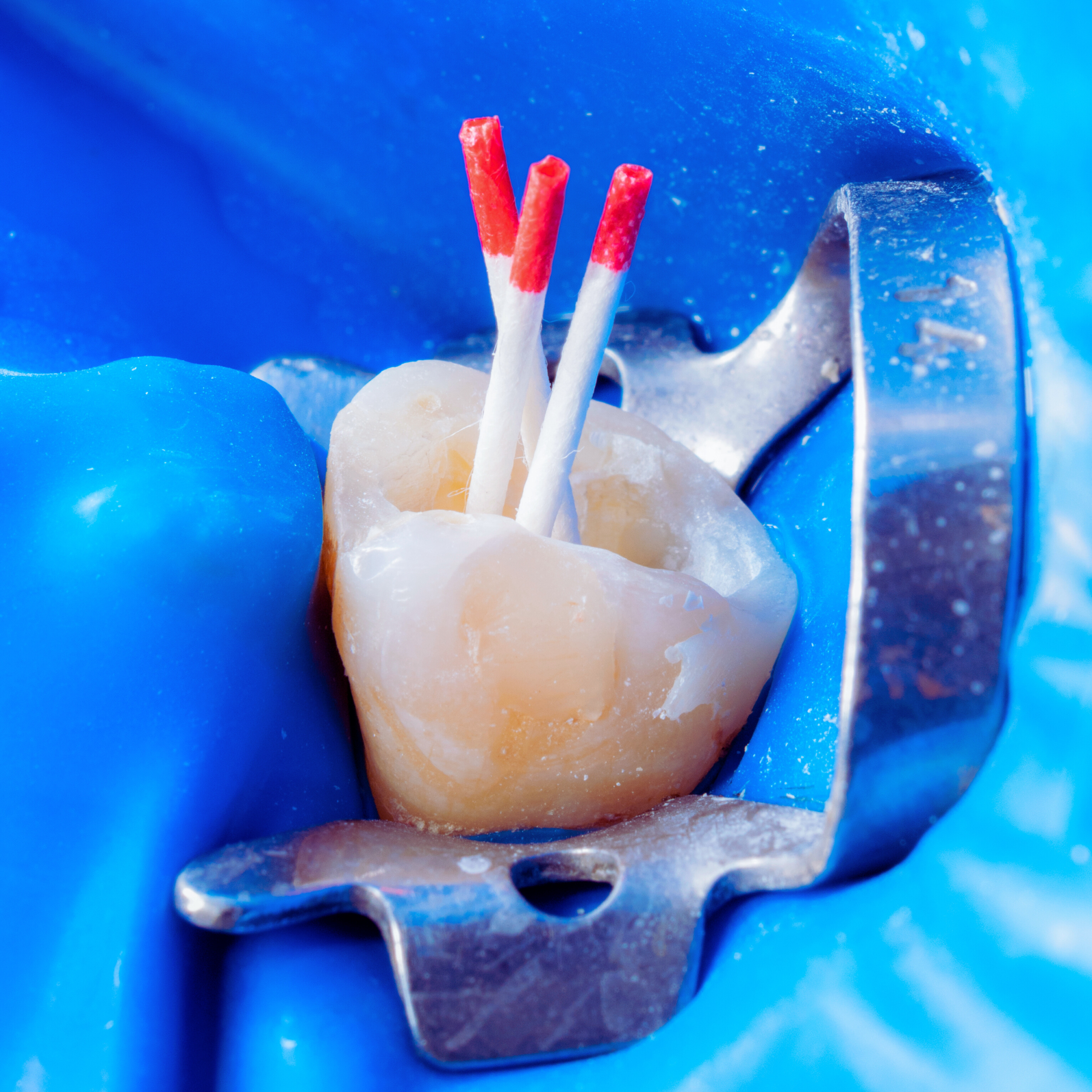 Sealing and restoring the tooth helps prevent reinfection after a root canal