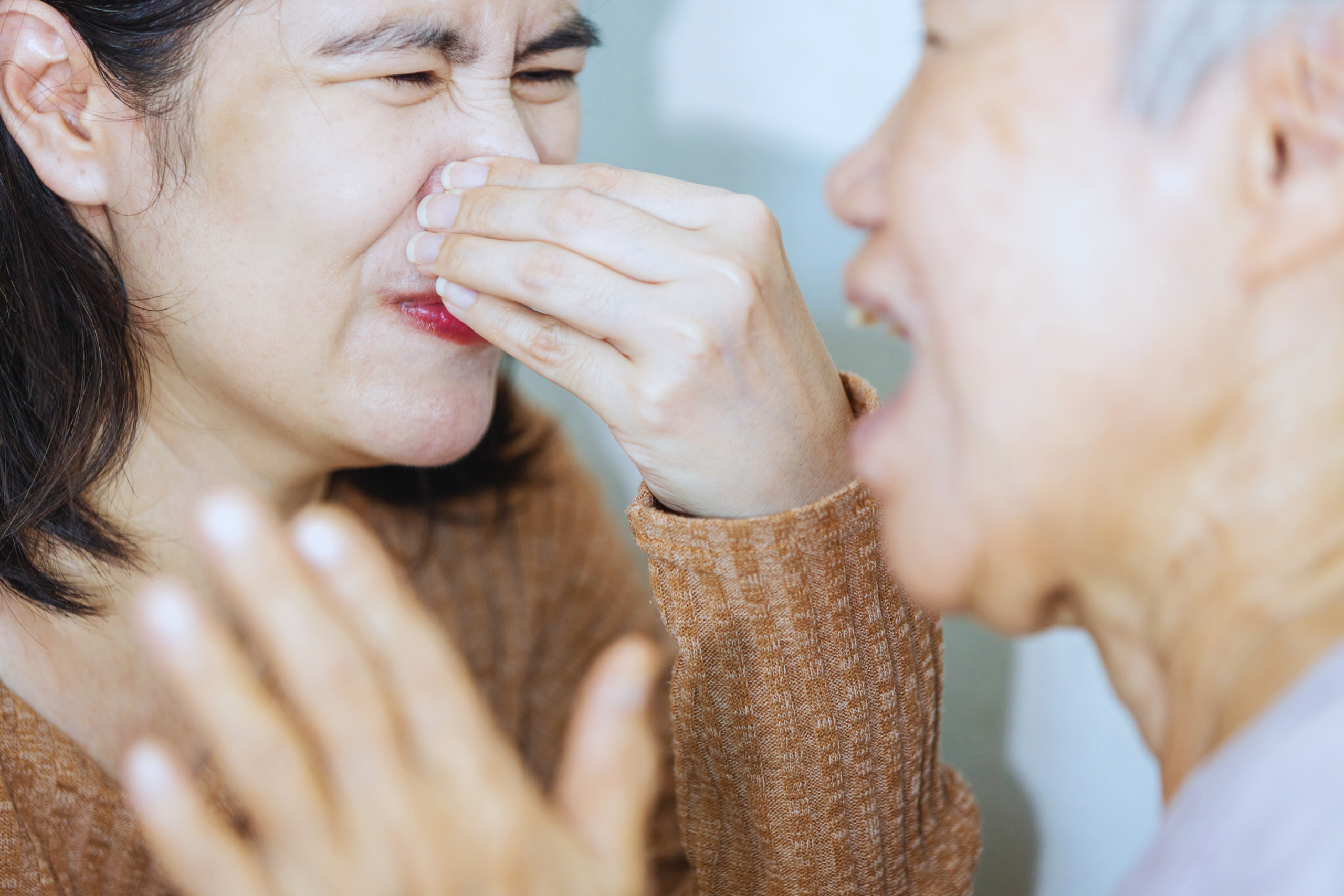 Dental exam and cleaning to help eliminate chronic bad breath